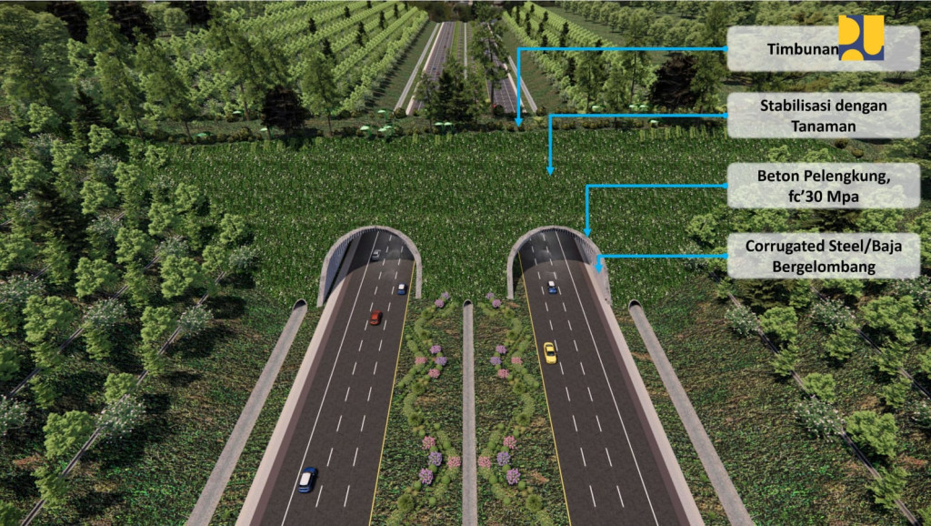 Terowongan Perlintasan Satwa di Tol Akses IKN, Wujudkan Komitmen Keberlanjutan